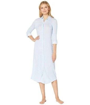 Ralph Lauren Light Blue Modal Long Sleeve Roll Tab Ballet Sleepshirt sz S NWT - Image 1 of 4