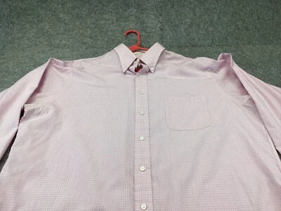 Van Heusen Dress Shirt Mens 17 17.5 34 35 XL Easy Care Pinpoint Oxford Button Up - Image 1 of 4