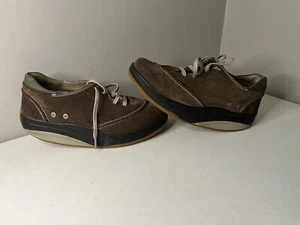 MBT Swiss Walking Shoes 400066-13 Lace Up Leather  Size 8.5 - Picture 1 of 8