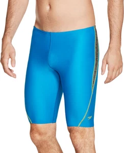 Speedo Men's Relaunch Splice Jammer Amalfi Blue Swimming NWT Sizes 32, 34, 36 - Picture 1 of 2