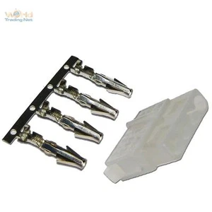 Molex 5,25 4-pinowa wtyczka zaciskana 12V kabel zasilający dyskietka PC - Zdjęcie 1 z 6