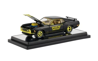 chase! 1970 Ford Mustang Mach 1 428 WEIAND 1:24 Model By M2 Machines R65-18-14 - Image 1 of 4