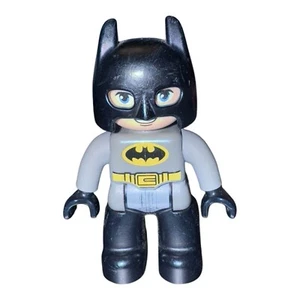LEGO Duplo Figure DC Super Hero BATMAN Black Gray - Picture 1 of 2