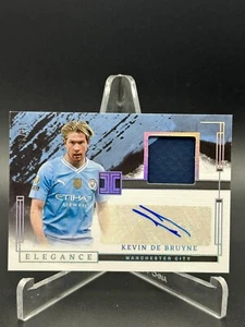 Kevin De Bruyne 2023-24 Panini Impeccable PL Elegance Jersey Auto Silver /25 BD4 - Picture 1 of 2