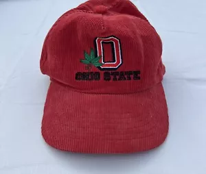 Vintage Pioneer Ohio State Buckeyes Corduroy Snap Back Hat - Picture 1 of 2