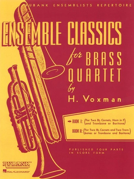 Ensemble Classics for Brass Quartet Book 1 Sheet Music for Two Cornets 004475329 - Image 1 of 1