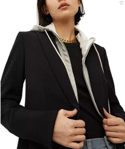 Veronica Beard Scuba schwarze dicke Damenjacke – Größe 8 – Einzelhandel 645 $ - Bild 1 von 7