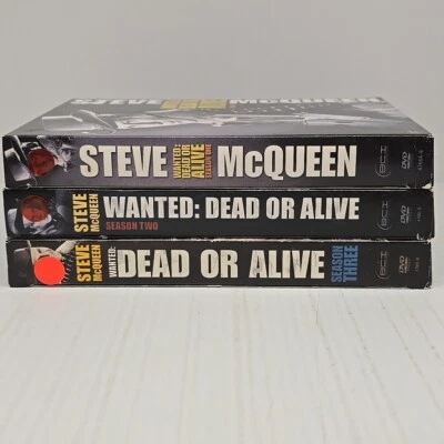 Steve McQueen Wanted Dead or Alive : Season 1 2 3 1-3 DVD Region 1 - Image 1 of 4