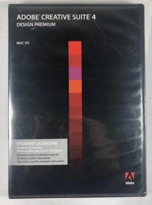 Adobe Creative Suite 4 Design Premium Mac OS Student Licensing - Image 1 of 2