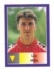 1998 Navarrete France World Cup FIFA #300 Luc Nilis, Belgium - Picture 1 of 2