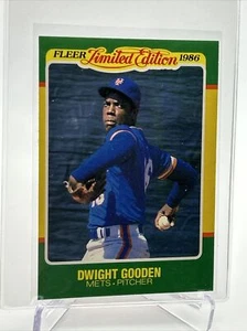 1986 Fleer Limited Edition Dwight Gooden Baseball Card #20 NM-MT FREE SHIPPING - Picture 1 of 3