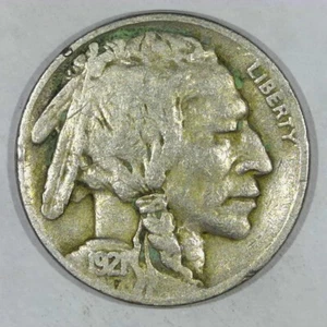 ***VINTAGE AMERICAN COIN*** 1921 F Buffalo Nickel Y879 - Picture 1 of 2