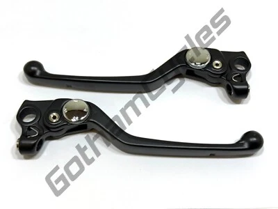 Ducati Adjustable Black Front Brake Clutch Lever Set 748 916 Monster 900 900SS - Image 1 of 2