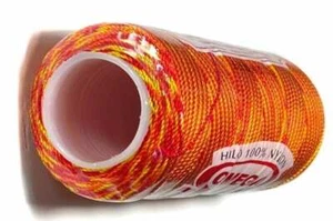 Omega ~ #2 Nylon Thread - 300 yard spool ~ (51-Orange/Yellow) - Picture 1 of 1