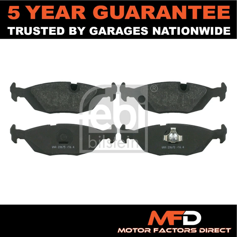 Fits BMW 3 Series 1982-1994 6 Series 1978-1989 MFD Rear Brake Pads Set - Image 1 of 2