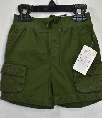 Arizona Shorts Green Cargo Size 18 Months Boy's New - Image 1 of 4