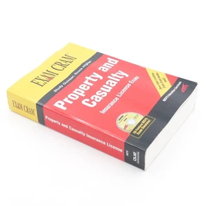 Exam Cram Property and Casualty Insurance License CD is Sealed Bisys Ed PB VG - Picture 1 of 17