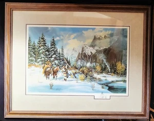 RARA IMMAGINE GERRY METZ HALF DOME CAMP YOSEMITE PROVA D'ARTISTA PER EDIZIONE LIMITATA - Foto 1 di 12