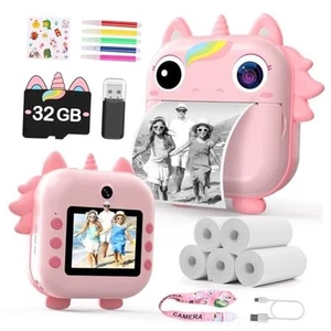 Instant Camera for Kids,Unicorns Kids Camera Instant Print Toys for Girls,  - Picture 1 of 7