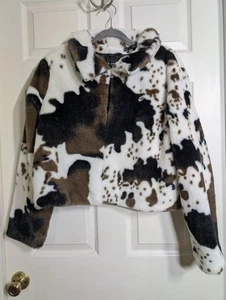 Kunstfelljacke Damen KUHPRINT XL Neu mit Etikett Brave Soul - Bild 1 von 11