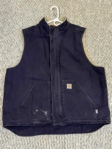 Carhartt FR (FLAME-RESISTANT) Sherpa Wool Lined Vest CAT 4 Navy Herren 2XL-Tall - Bild 1 von 15
