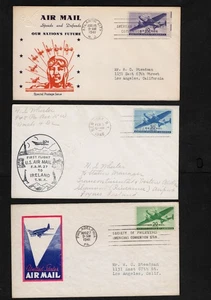 48 early US airmail covers - FDC, First Flight, Advertising, etc - Picture 1 of 16