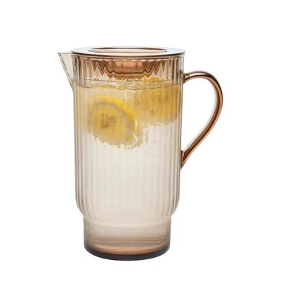 Jarra Serenity 72 oz - Diseño ámbar cristalino, irrompible y libre de BPA P... Foto 1 de 4