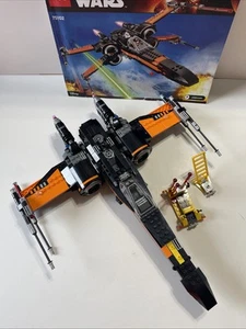 LEGO Star Wars: Poe's X-Wing Fighter (75102) Built With Manual No Mini Figures - Picture 1 of 19