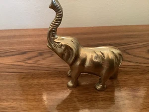 Leonard solid brass elephant - Picture 1 of 5