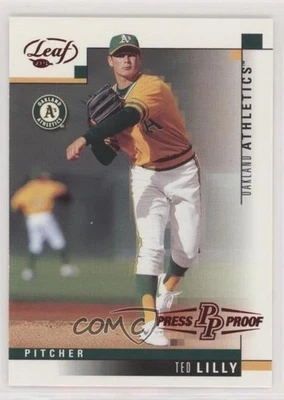 2003 Leaf Press Proof Red Ted Lilly #87 - Image 1 of 2