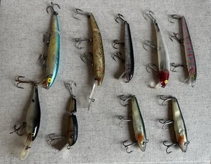 10 Vintage Rapala Fishing Lures - Picture 1 of 6
