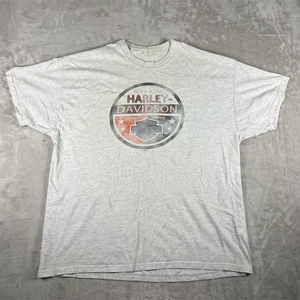 Camiseta vintage Harley-Davidson para hombre gris azul Ridge Hickory NC talla 2XL - Imagen 1 de 11