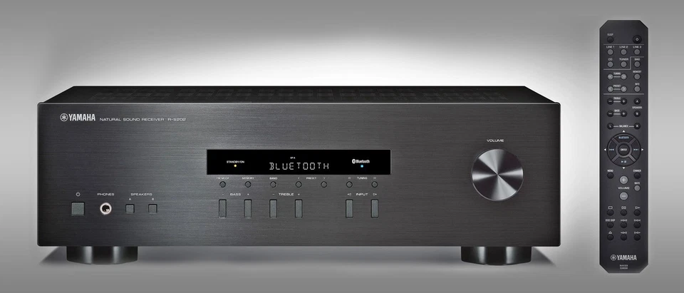 Yamaha RS202D nero sintoamplificatore 2 canali con radio DAB+ NUOVO - Immagine 1 di 3