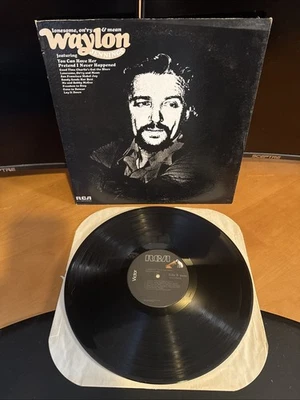 Waylon Jennings Lonesome, On'ry & Mean 1973 Promo LP LSP-4854 Outlaw Country B8 - Image 1 of 2