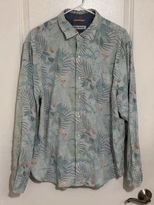 Tommy Bahama Herren Grün Mehrfarbig Cord Langarm Button Down Hemd Größe L - Bild 1 von 9