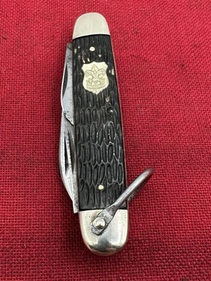 Cuchillo de campamento de bolsillo plegable Imperial Boy Scout de colección 1946-1956 Foto 1 de 4