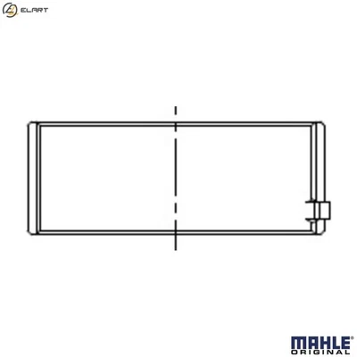 CONNECTING ROD BEARING 001 PL 21831 000 FOR OM 651.901 1.8L OM651.911/912 2.1L - Image 1 of 4