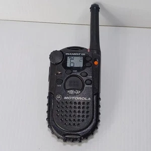 Motorola Talkabout 250 schwarz kabelloses tragbares 14 Kanäle Radio Walkie Talkie - Bild 1 von 6