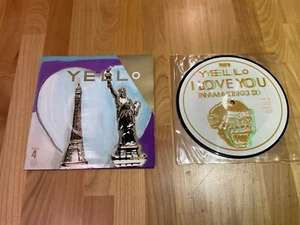 Yello 7 inch singles x 2, I love you and lost again Ex+ - Picture 1 of 3