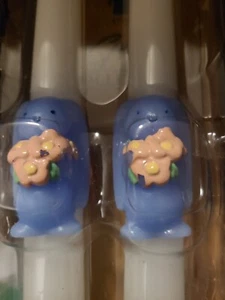 Avon Springtime Bunny Collection Tapers Set Of Two Candles - Picture 1 of 7
