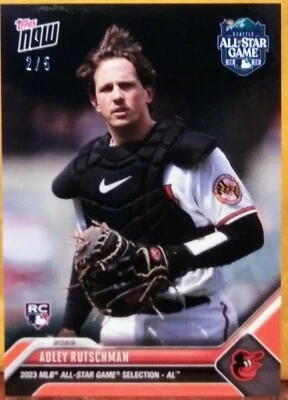 2023 Topps Now MLB All Star Game Adley Rutschman Rookie Card /5 - Image 1 of 4