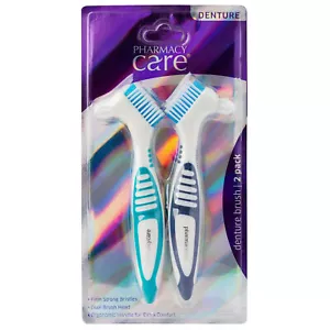 Phcy Care Denture Brush 2Pk - Picture 1 of 2