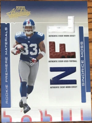 2006 Absolute Memorabilia Rookie Jersey Sinorice Moss #272 #’d 360/849 - Image 1 of 2