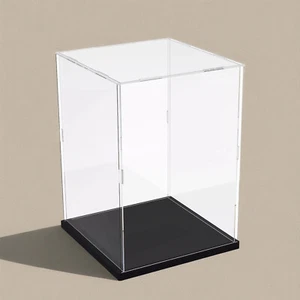 Acrylic Display Case Dustproof Box Action Figures for Collectibles 10"x10"x14'' - Picture 1 of 15