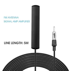 Powerfull Universal Car Hidden Amplified Antenna AM/FM Radio Ariel 12V Electroni - Picture 1 of 8