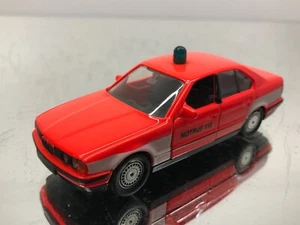 SCHABAK MODELL 1150 BMW 535i SEDAN NOTRUF 112-ORANGE 1:43- GOOD CONDITION - 326 - Picture 1 of 6