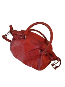 Coach Madison Sophia Satchel Shoulderbag Exotic Croc Embossed Orange - Picture 1 of 18