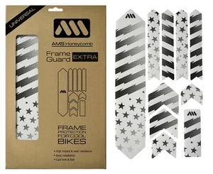 All Mountain Style AMS Honeycomb Frame Guard EXTRA (XL) - Patriot Black - Picture 1 of 5