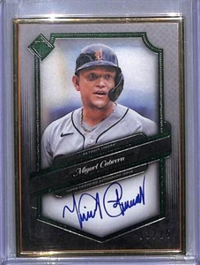 2021 Topps Transcendent Emerald #TCAMC Miguel Cabrera Auto 3/15 Tigers - Picture 1 of 2