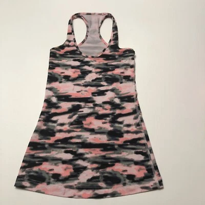 Camiseta sin mangas LULULEMON para mujer Cool espalda deportiva camuflada talla 4 rosa camuflaje Foto 1 de 4